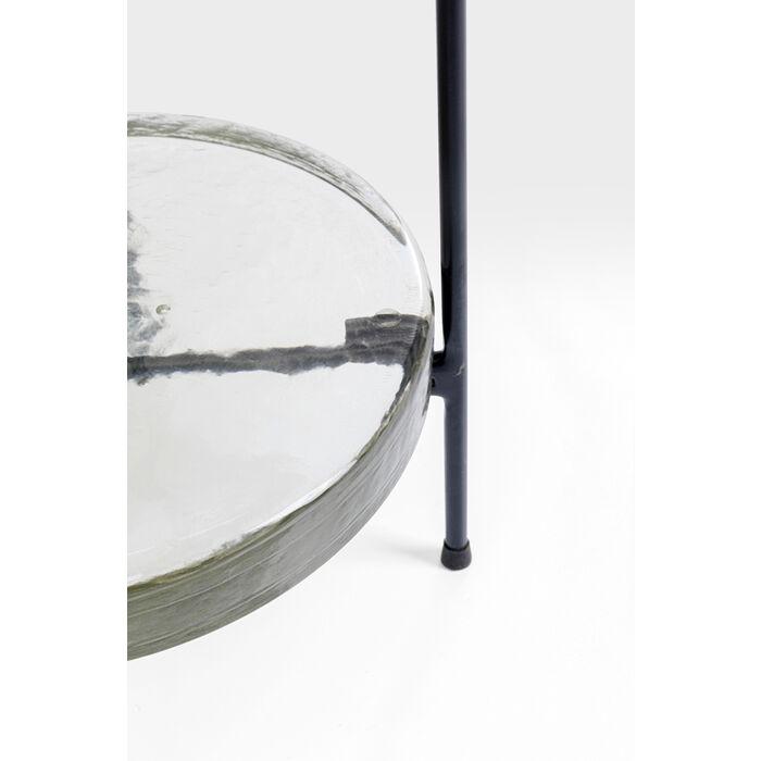 Living Room Furniture Side Tables Side Table Ice Double Black Ø30cm