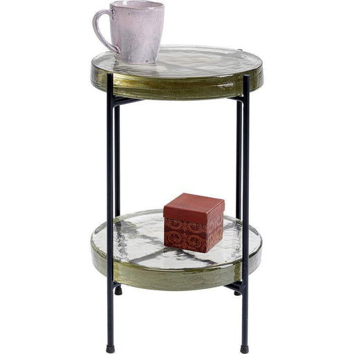 Living Room Furniture Side Tables Side Table Ice Double Black Ø30cm