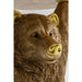 Living Room Furniture Side Tables Side Table Animal Bear Gold 35x34cm