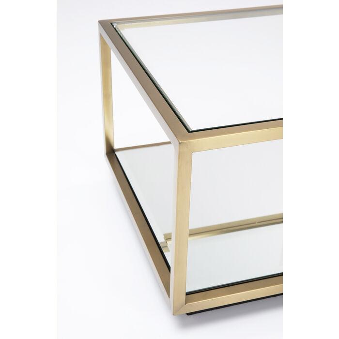 Living Room Furniture Side Tables Side Table Luigi Small Gold 50x50cm