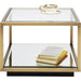 Living Room Furniture Side Tables Side Table Luigi Small Gold 50x50cm