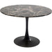 Living Room Furniture Tables Table Schickeria Marbleprint Black Ø110cm