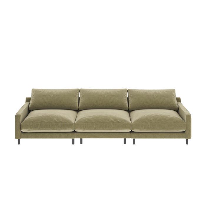 Living Room Furniture Sofas and Couches Sofa Discovery 3-Seater Olive