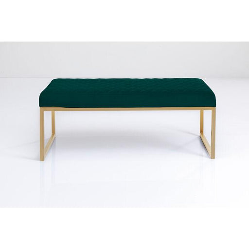 Bedroom Furniture Benches Bench Smart Dark Green Brass 90x40cm