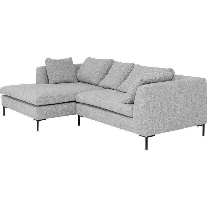 Living Room Furniture Sofas and Couches Corner Sofa Gianni Dolce Light Grey Left