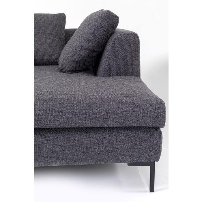 Living Room Furniture Sofas and Couches Corner Sofa Gianni Dolce Dark Grey Right