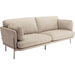 Living Room Furniture Sofas and Couches Sofa Shirly 3-Seater Cream