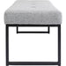 Bedroom Furniture Benches Bench Smart Dolce Light Grey 90x40cm