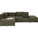 Living Room Furniture Sofas and Couches Corner Sofa Infinity Dolce Green Left