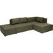 Living Room Furniture Sofas and Couches Corner Sofa Infinity Dolce Green Right