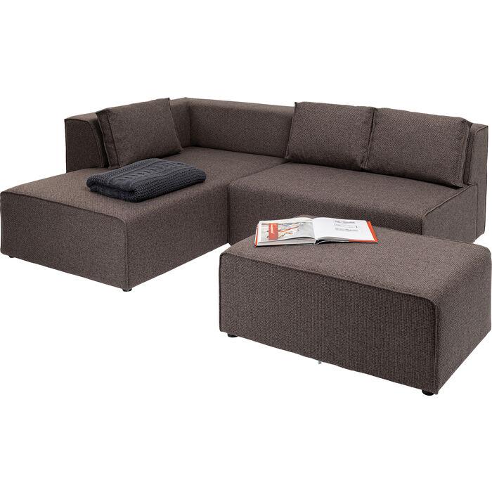 Living Room Furniture Sofas and Couches Corner Sofa Infinity Dolce Brown Left