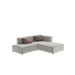 Living Room Furniture Sofas and Couches Corner Sofa Infinity Boston Grey 237cm