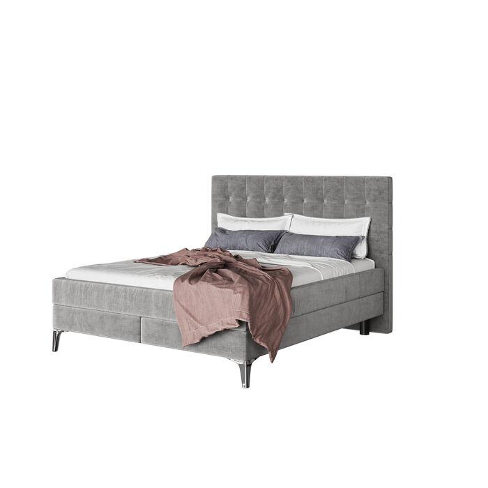 Bedroom Furniture Beds Boxspring Bed Benito Star Grey 160x200cm