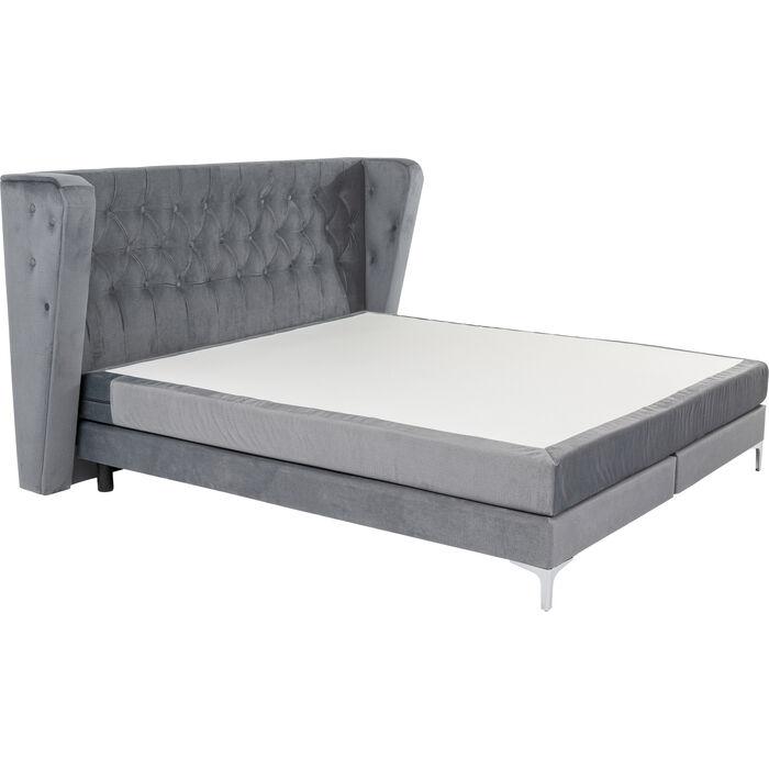 Bedroom Furniture Beds Boxspring Bed Benito Moon Grey 160x200cm