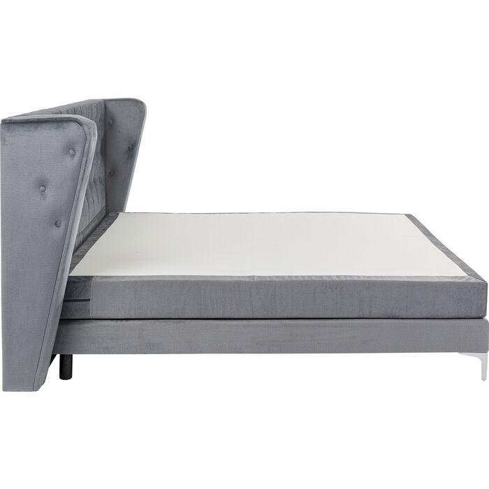 Bedroom Furniture Beds Boxspring Bed Benito Moon Grey 160x200cm