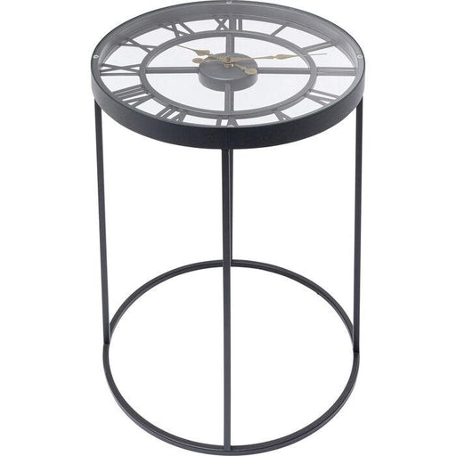 Living Room Furniture Side Tables Side Table Roman Black Ø42cm