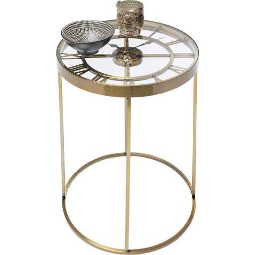 Living Room Furniture Side Tables Side Table Roman Brass Ø42cm