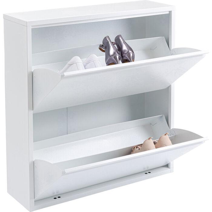 Bedroom Furniture Shoe Containers Shoe Container Caruso 2 Double White