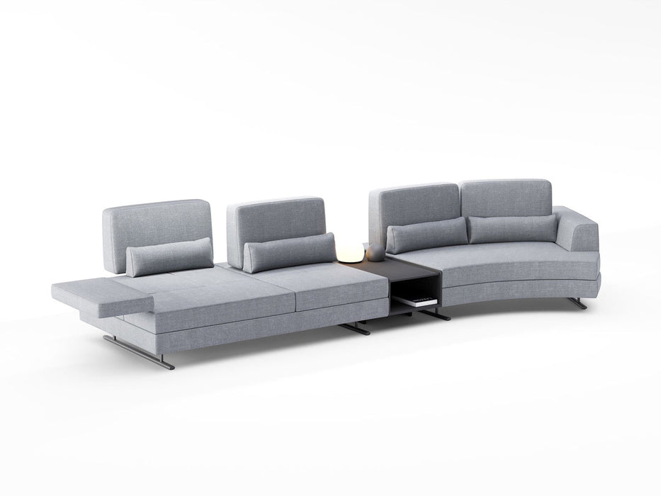 Mony Moon Chaise Sofa with Table