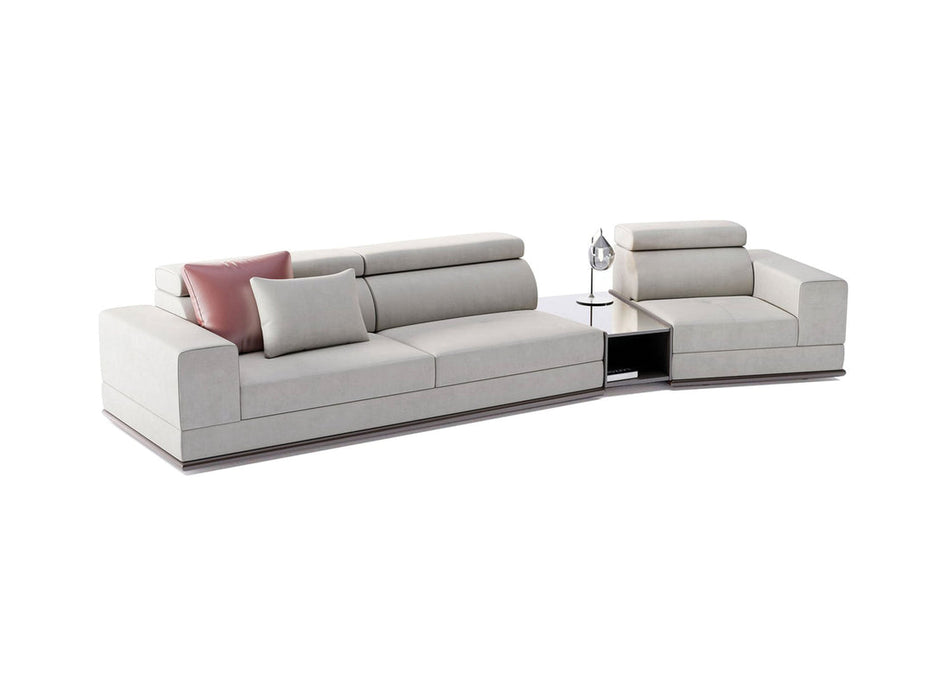 Met Three Seater With Integrated Table