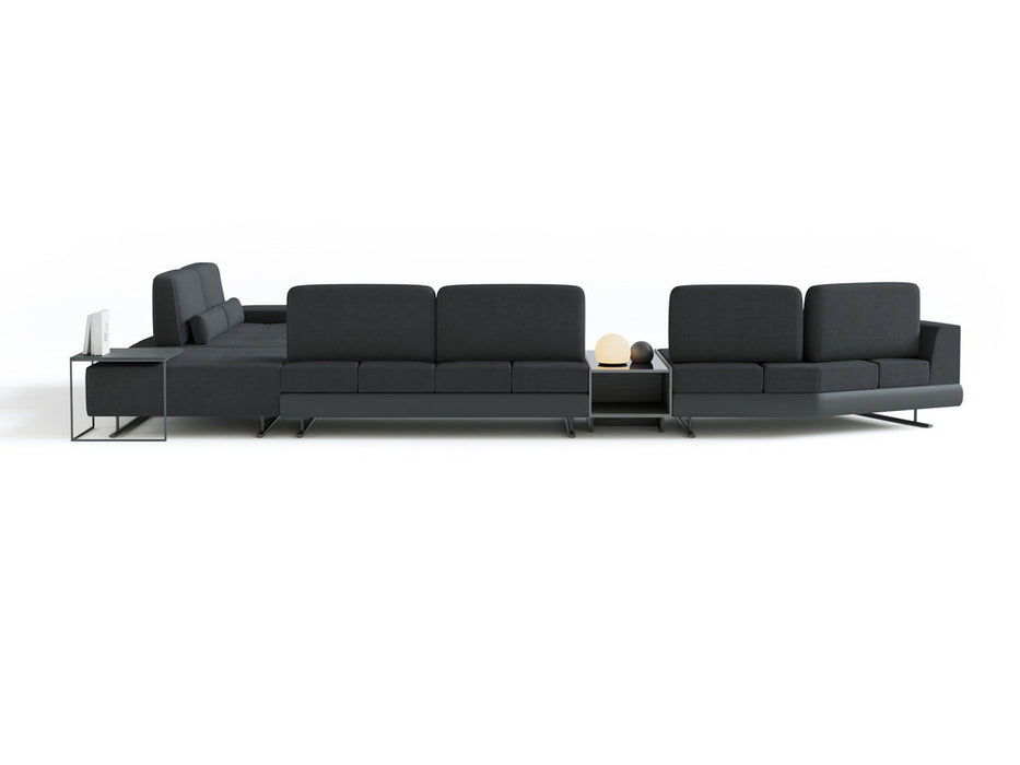 Mony Moon Chaise Corner Sofa with Table